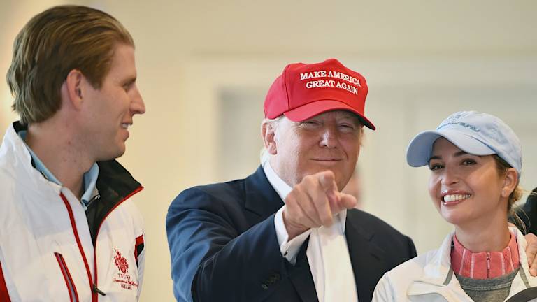 Donald Trump's children Ivanka (right) and Eric (left) were on the board of the Trump Foundation but had never held a board meeting. 