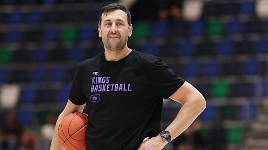 Andrew Bogut is an assistant coach to Brian Goorjian at the Sydney Kings this season.