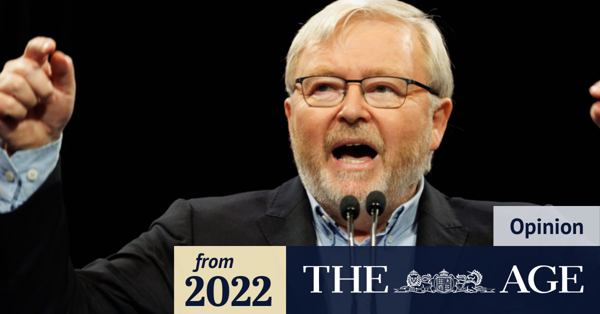 Do we need the talk about Kevin? It s not cheap when Rudd gets up to speak
