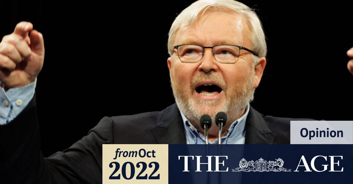 Do we need the talk about Kevin? It s not cheap when Rudd gets up to speak