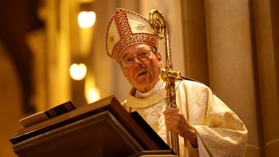 Former Archbishop of Sydney, Cardinal George Pell in 2014.