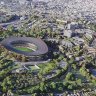 The Brisbane Stadium render released by the Queensland government this week.