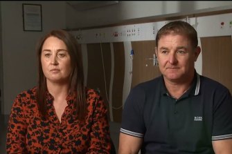 Danny Hodgsonâs parents Nicola and Peter. 