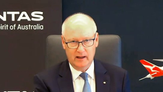 Qantas chairman Richard Goyder stands by his man