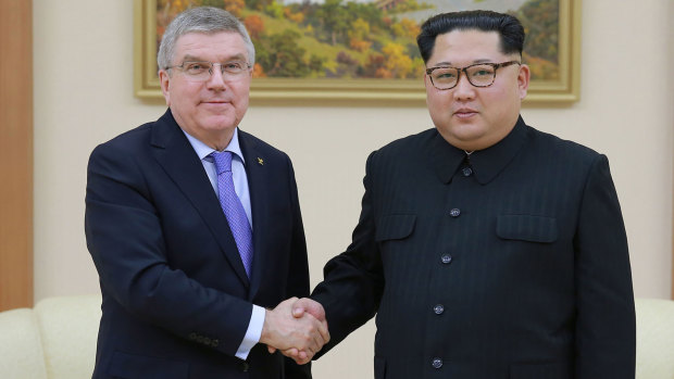 Thomas Bach met with North Korean leader Kim Jong Un.