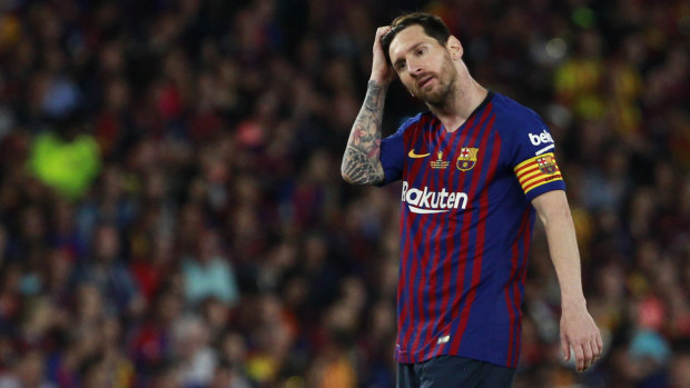 Lionel Messi scored but it wasn't enough for Barcelona.