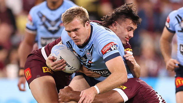 The Blues will miss Jake Trbojevic in game two of the Origin series - and possibly game three.