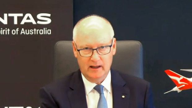 Qantas chairman Richard Goyder has slammed Queensland and WA's ongoing border closures.