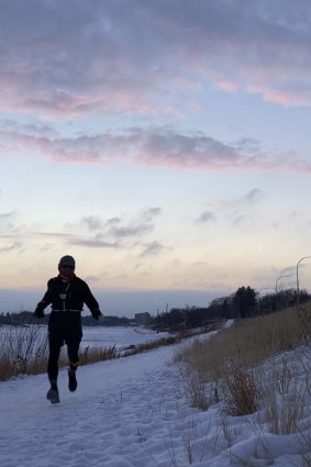 Junel Malapad is run leader of the Winnipeg Run Club.