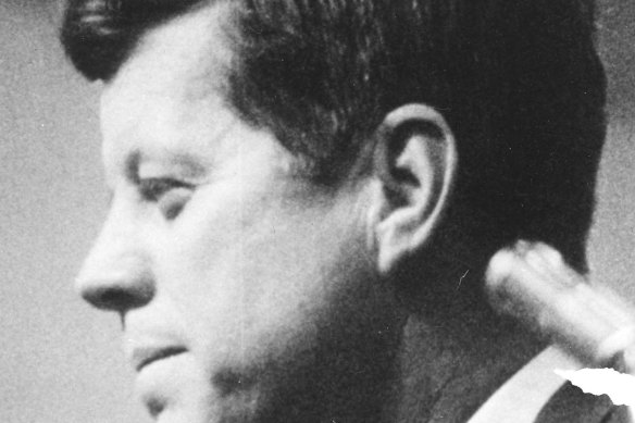 John F. Kennedy in Robert Drew's 1960 documentary Primary (1960).