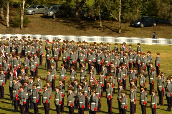 Cadets at The King’s School 