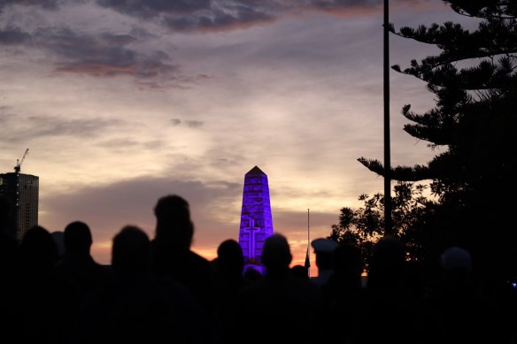 The Kings Park Anzac Day dawn service.