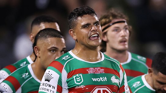 Latrell Mitchell at BlueBet Stadium on Thursday night.