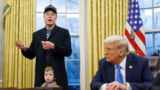 Tesla chief executive Elon Musk defended his work as President Donald Trump’s chief savings finder.