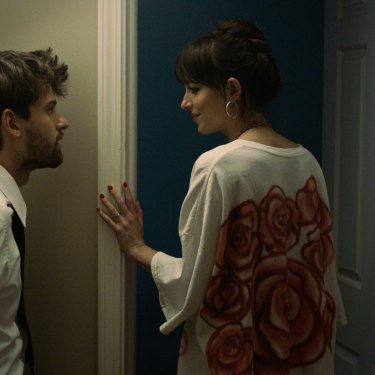 Cooper Raiff and Dakota Johnson in Cha Cha Real Smooth, which has been described as “a disarmingly heartfelt gem”. 
