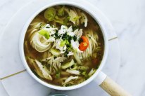 Jill Dupleix’s chicken noodle soup.