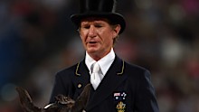 Heath Ryan representing Australia in dressage at the 2008 Beijing Olympics.