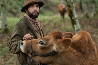 John Magaro in a scene from opening-night film First Cow.