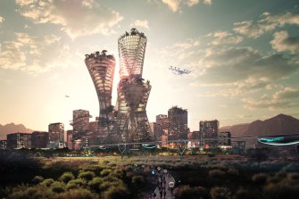 The ambitious goal is to welcome residents by 2030, with a goal of eventually having a population of 5 million people.