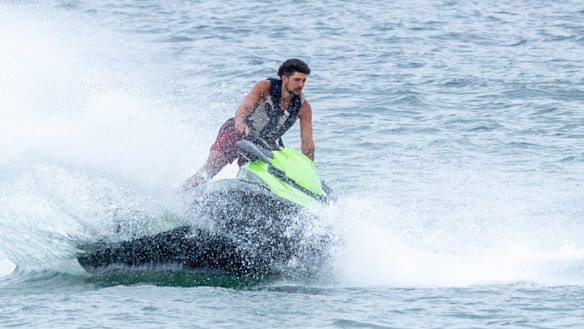 Personal watercraft at Carrum beach