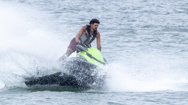 Personal watercraft at Carrum beach