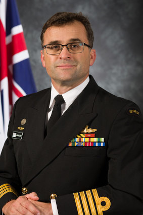 Commanding Officer HMAS Adelaide, Captain Jonathan Earley.