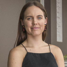 Marlee Silva at her grandmother's house in Dulwich Hill.