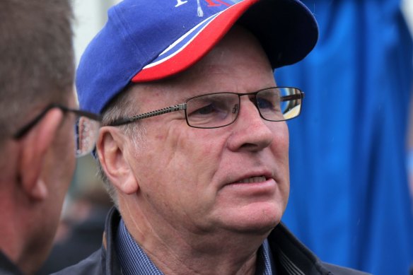 Banned for life: Trainer Robert Smerdon was disqualified for his part in the Aquanita doping scandal.
