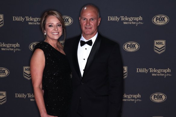 Brad Arthur and his wife Michelle.