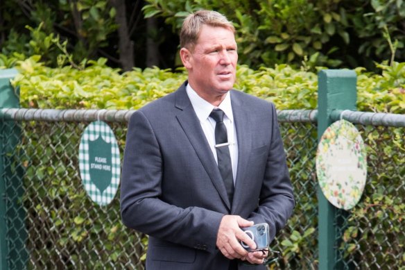 Shane Warne says he went to hospital as a precaution.