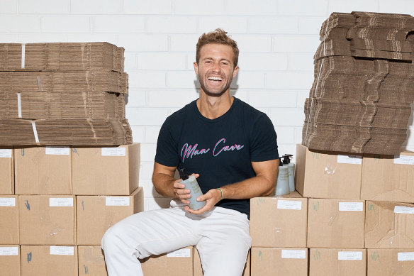 Hunter Johnson founded mental health charity The Man Cave and men’s skincare brand STUFF.