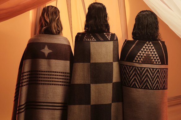 Blankets with a story, woven in Auckland from 100 per cent wool.