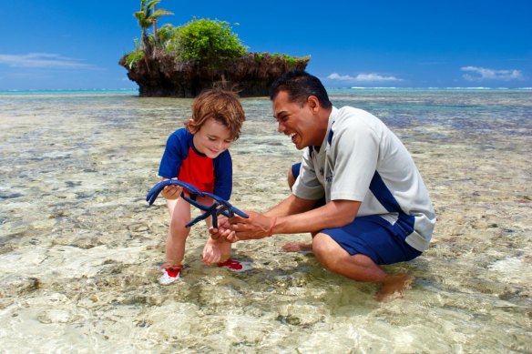 One full-time childminder assigned to each of your offspring at Jean Michel Cousteau Fiji.