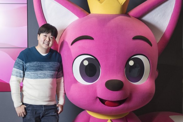Kim Min-seok and two partners created Pinkfong, then known as SmartStudy, in 2010 to tap into the market for mobile apps that emerged with the iPhone.