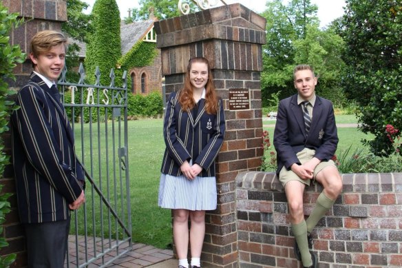 Students at The Armidale School. 