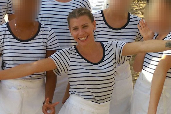 Aline Castor with other staff at the Watsons Bay Hotel.