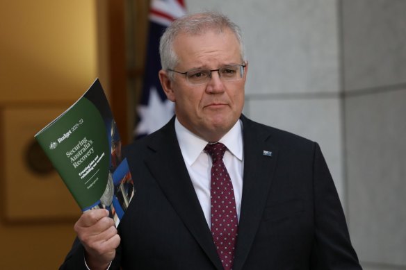 Big budget: Prime Minister Scott Morrison last week.