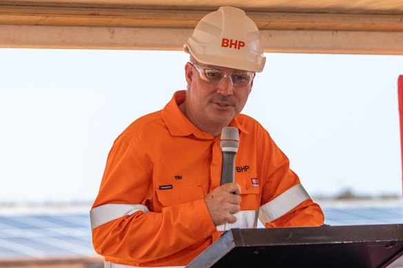 BHP’s iron ore boss Tim Day.