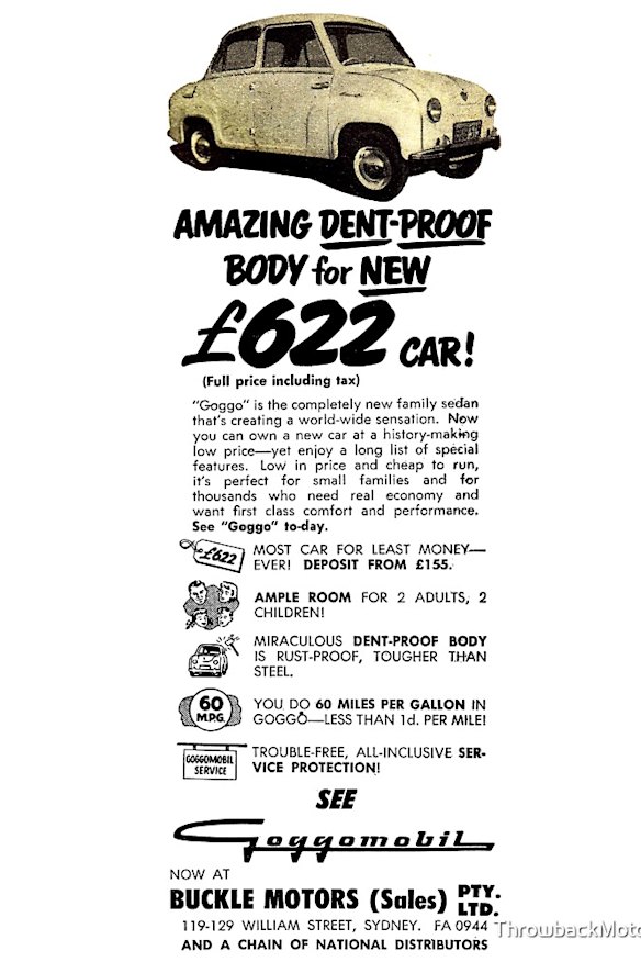 Goggo microcar advert circa 1960.