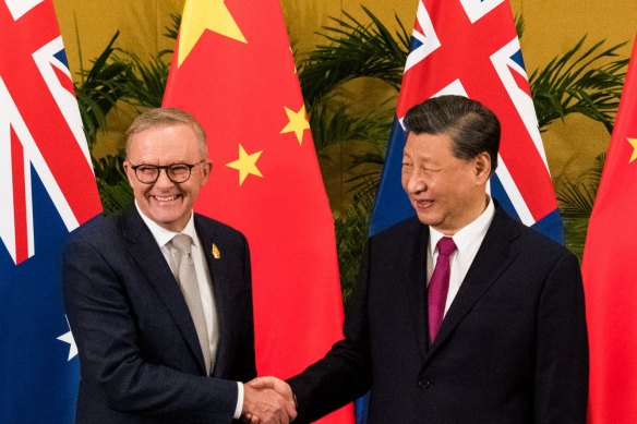 China is Australia’s top trading partner with nearly 30 per cent of exports going to the world’s second largest economy.