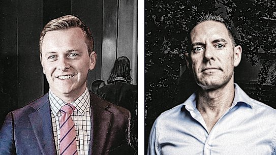 Crossbench MPs Taylor Martin and Alex Greenwich. 