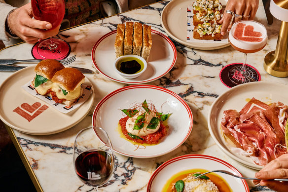 Italian-American dishes are the lure at Louey’s at the Esplanade Hotel in St Kilda.