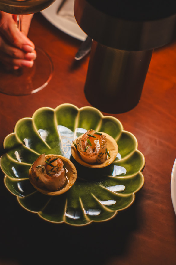 Kingfish tart.