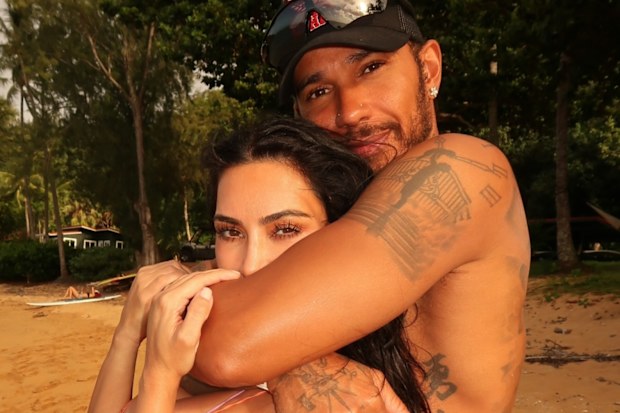 Kim Kardashian and Lewis Hamilton relationship: The couple share intimate  pictures from family holiday | Nine.com.au