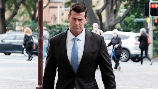 Ben Roberts-Smith outside the Federal Court earlier this year.