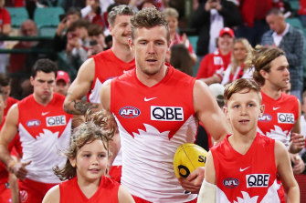 John Longmire has jumped to the defence of Swans co-captain Luke Parker.