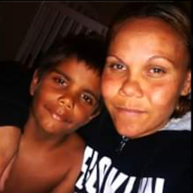 Cleveland Dodd with his mother Nadene.