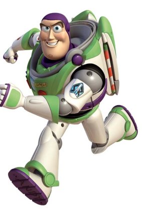 Pixar's Buzz Lightyear, from <i>Toy Story</i>.