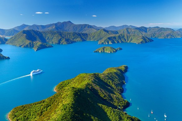 Marlborough Sound – home of sauvignon blanc.