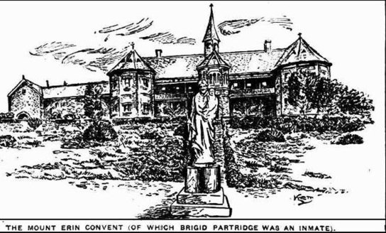 Mount Erin Convent, from which Sister Liguori escaped, climbing out of a window in her nightgown.